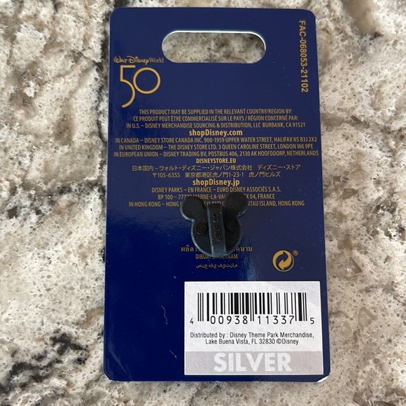 Walt Disney World 50th Anniversary Cinderella’s Castle Pin - Picture 2 of 2